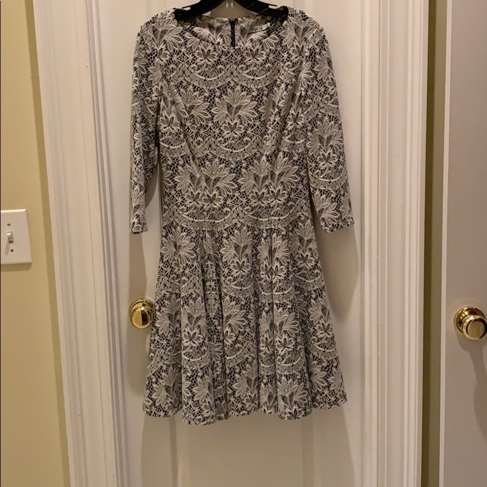 Black and lace dress